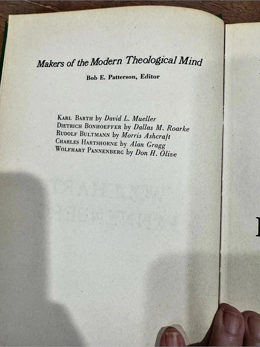Wolfhart Pannenberg Theology Book Hardback Green 1973 Don H Olive